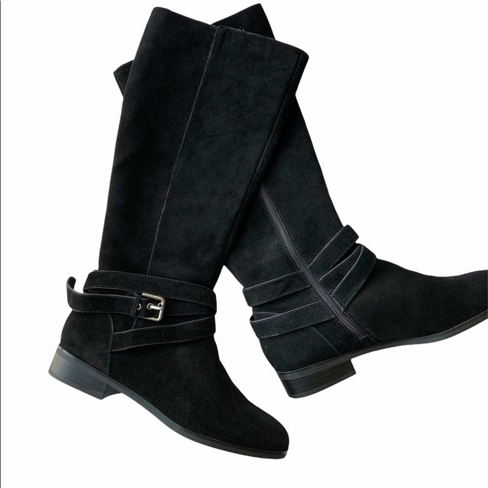Kensie Capello Black Suede Boot